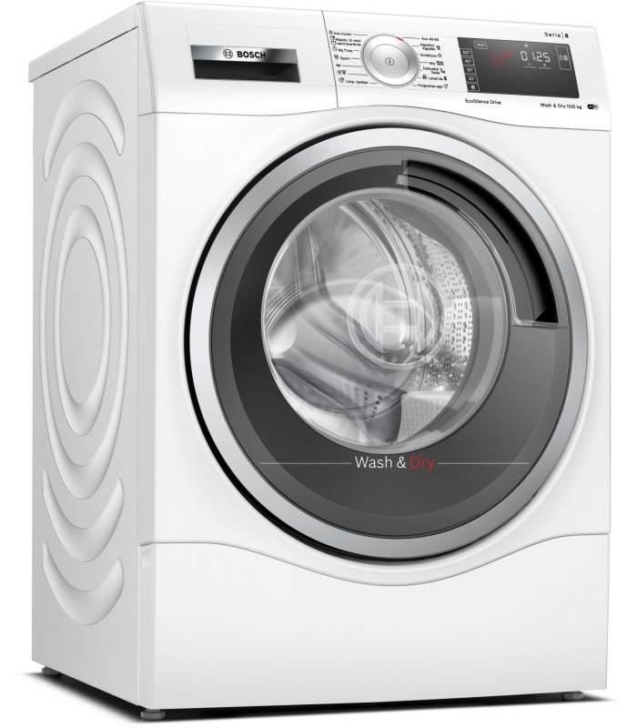 Bosch WDU8H541ES Serie 6 Lavadora secadora 60 cm - lavado 10 kg - secado 6  kg - blanco
